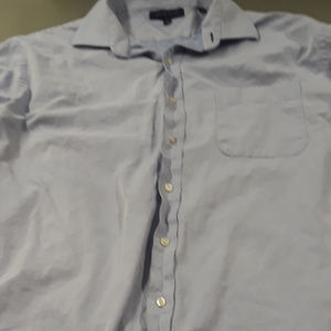 Tommy Hilfiger blue dress shirt sz 18 34-35